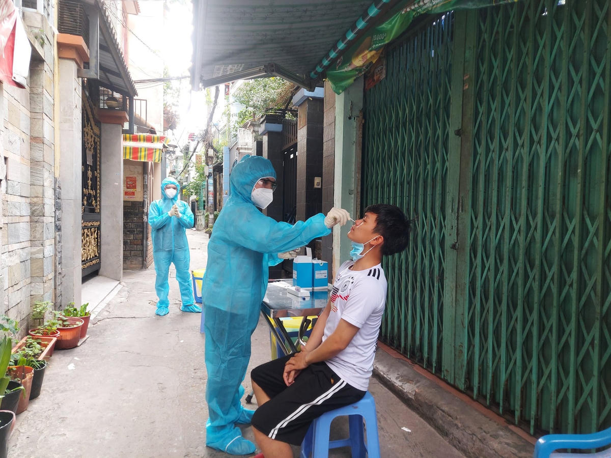 Hiện số F0 đang giảm dần so với những ngày đầu thực hiện tăng cường xét nghiệm diện rộng