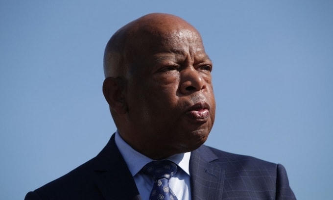 John Lewis tại một cuộc họp báo ở thủ đô Washington, Mỹ, tháng 9/2017. Ảnh: AFP.  