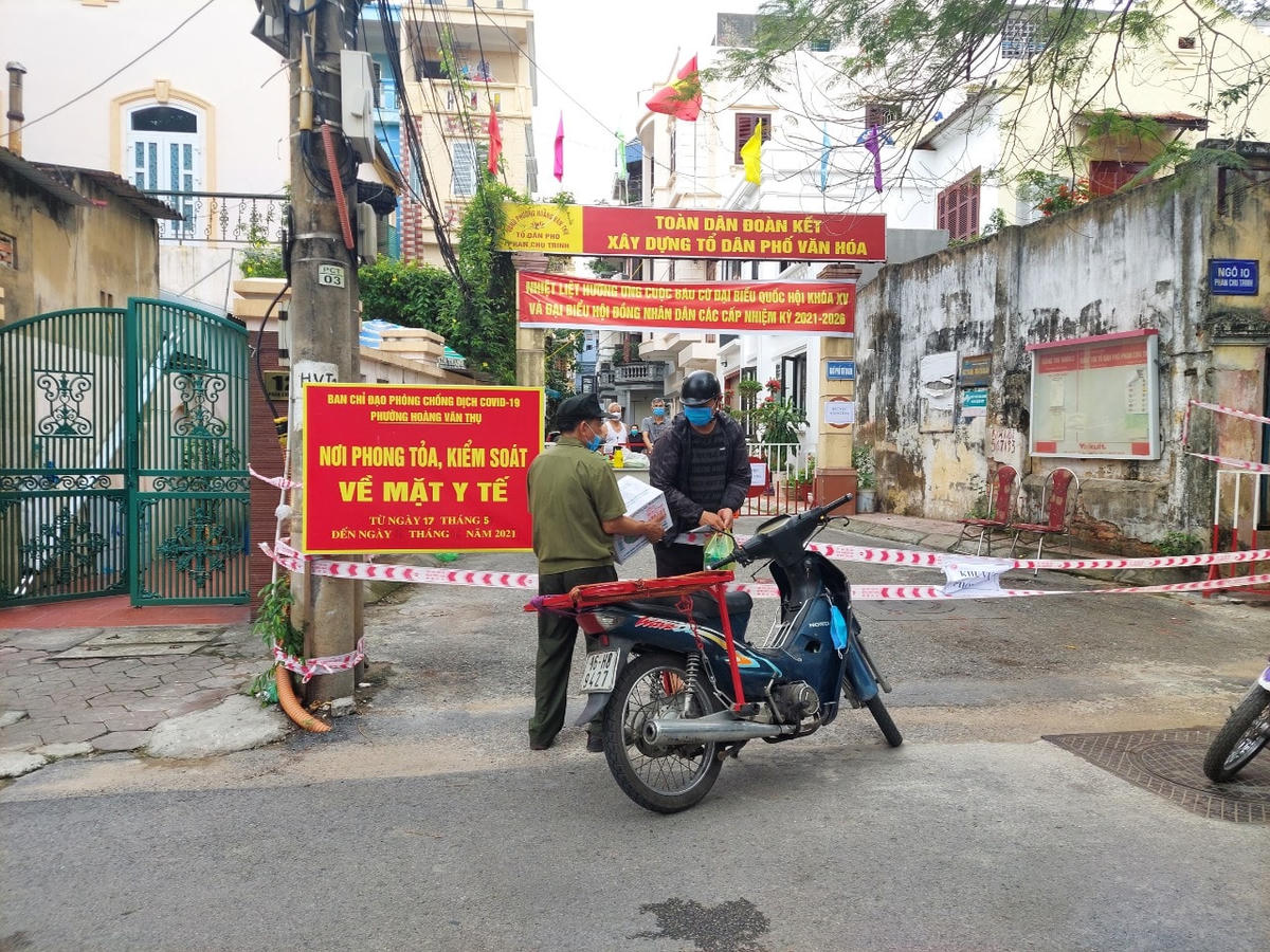 Hải Phòng đang phong tỏa khu vực nhà cô giáo bị nhiễm bệnh.