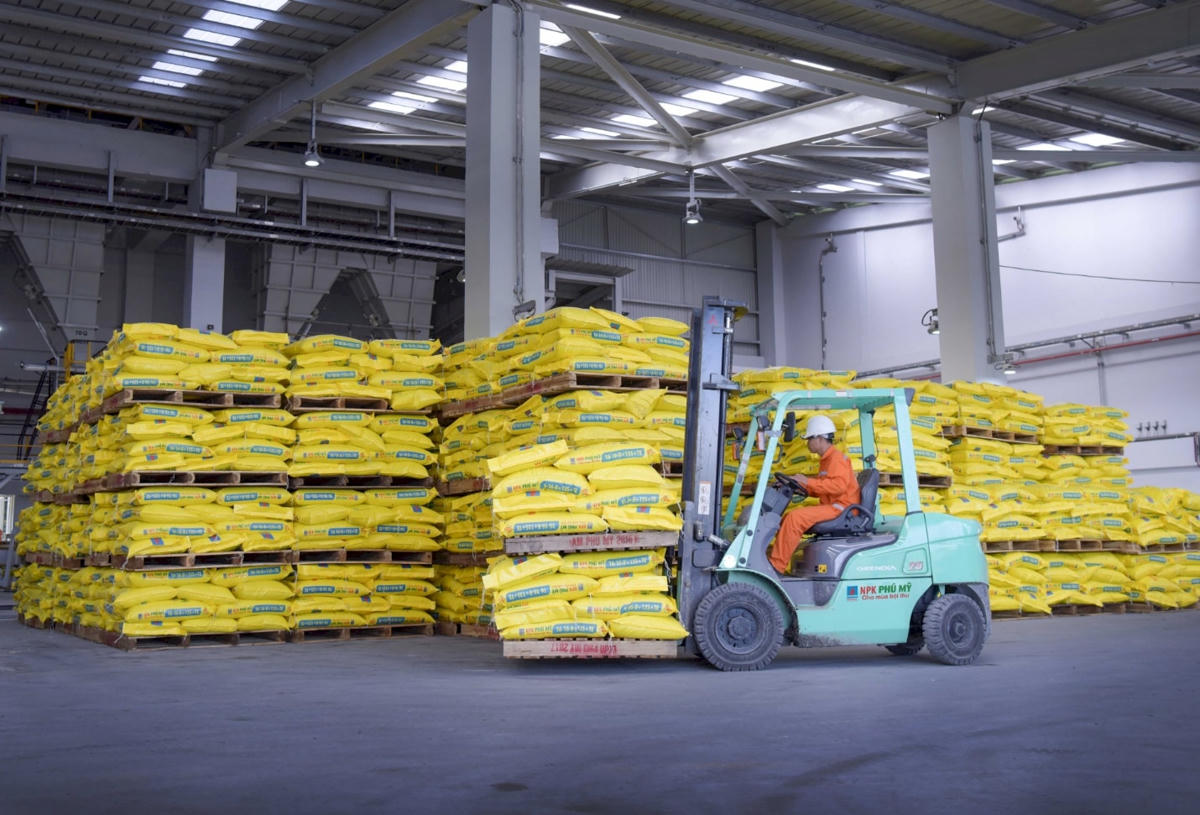 PVFCCo cán mốc sản xuất 150.000 tấn NPK Phú Mỹ năm 2021 trước 35 ngày.