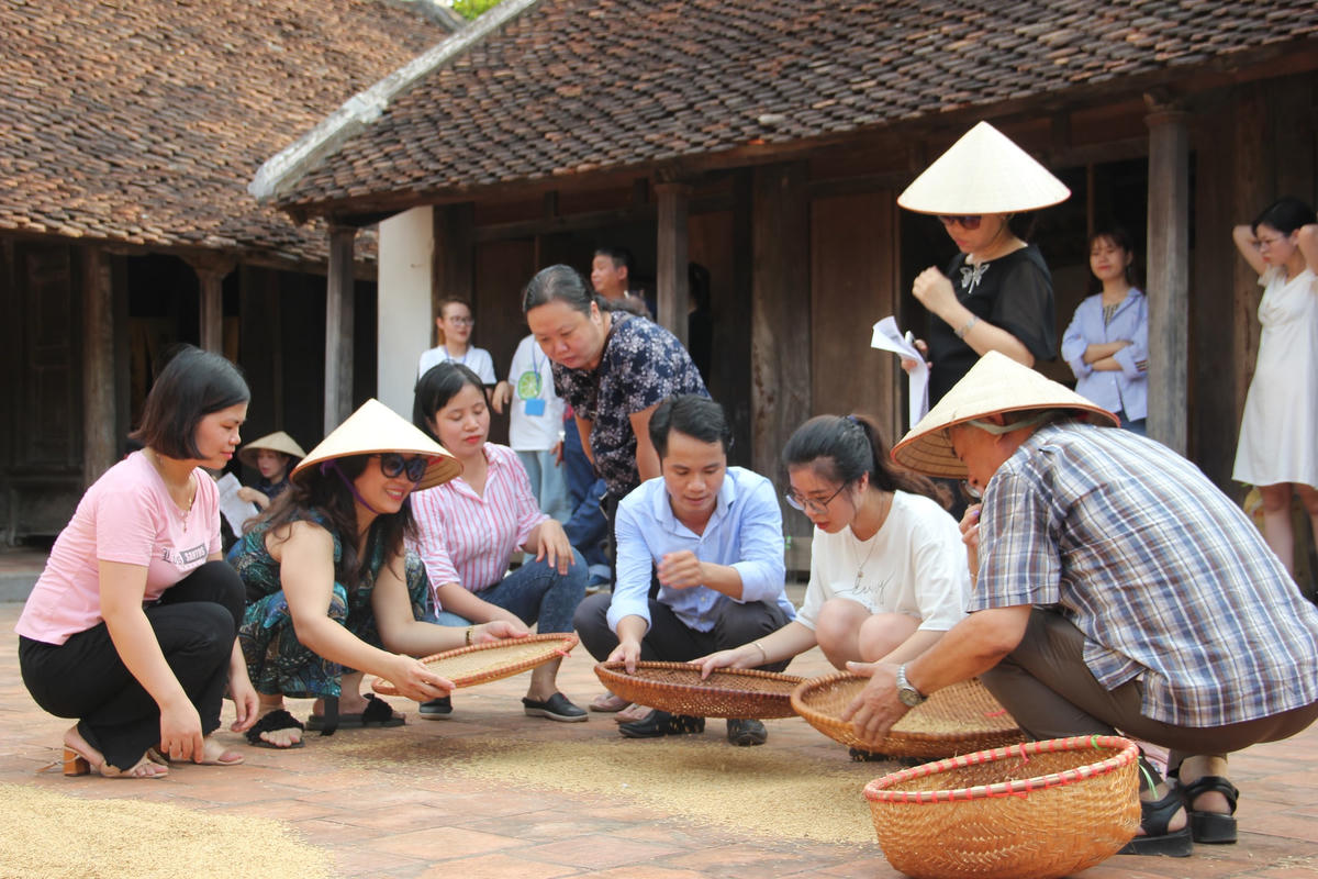 Một hoạt động tại Bảo tàng Dân tộc học Việt Nam.