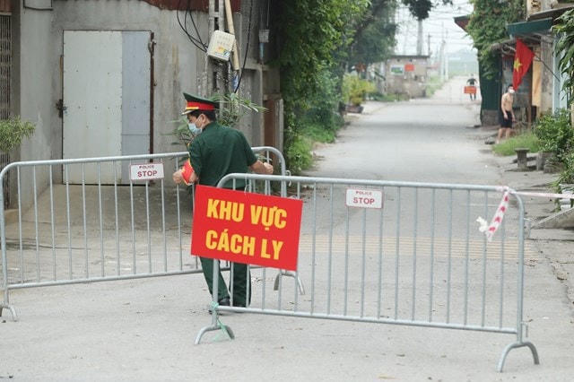 [ẢNH] Bên trong 3 thôn bị cách ly tại xã Tô Hiệu, Thường Tín, Hà Nội