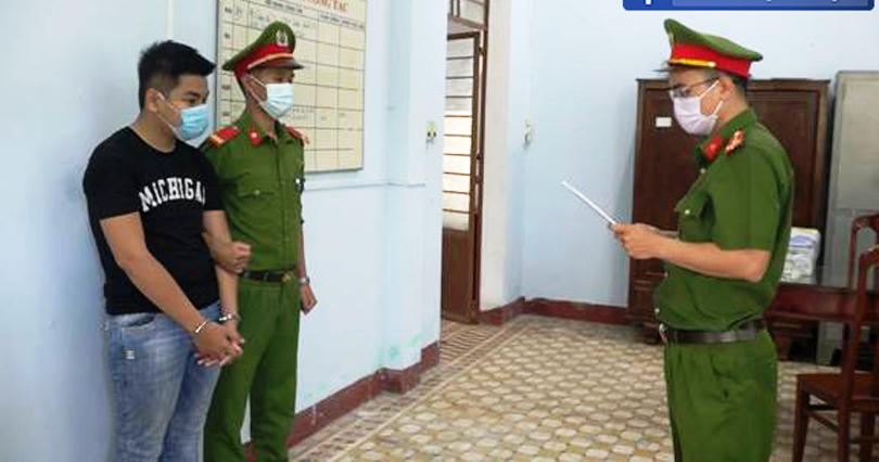1 trong số đối tượng đánh em C. tại cơ quan Công an.