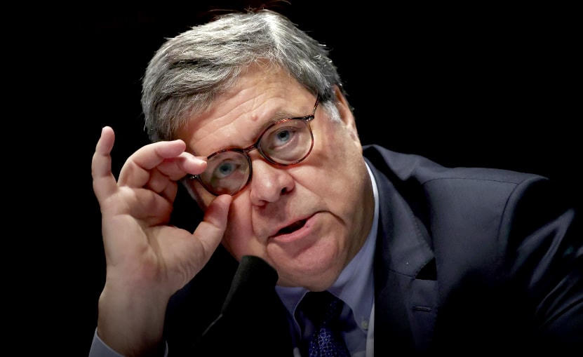 Bộ trưởng Tư pháp Mỹ William Barr. Ảnh: Reuters.