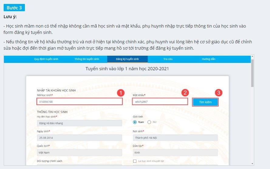 Hôm nay, phụ huynh Hà Nội được thử nghiệm tuyển sinh trực tuyến