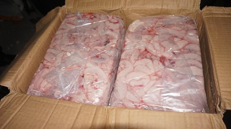 Nguyễn Khắc Tươi khai nhận toàn bộ số nội tạng trên được cung cấp cho các quán ăn tại tỉnh Thanh Hóa, Nghệ An