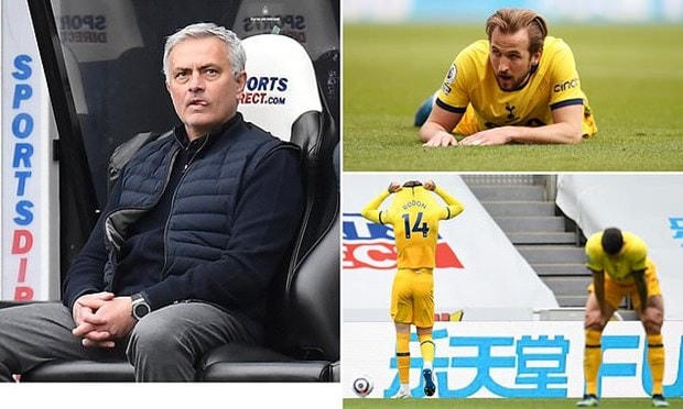 Tottenham bị cầm hòa. (Nguồn: Daily Mail).