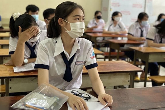 Thí sinh dự thi tốt nghiệp THPT năm 2021.