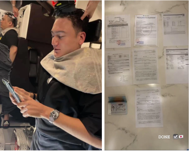 Văn Lâm đã hoàn tất giấy tờ thủ tục và dành thời gian chăm sóc bản thân chuẩn bị cho chuyến đi Nhật Bản sắp tới. Ảnh: Instagram nhân vật.