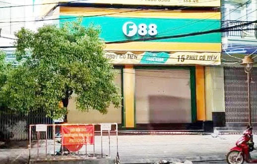 Chi nhánh công ty tài chính F88 - nơi phát sinh ổ dịch Covid-19 phức tạp. (Nguồn: Cand.com.vn).