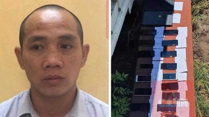 Đối tượng cùng số tài sản đã lấy trộm.