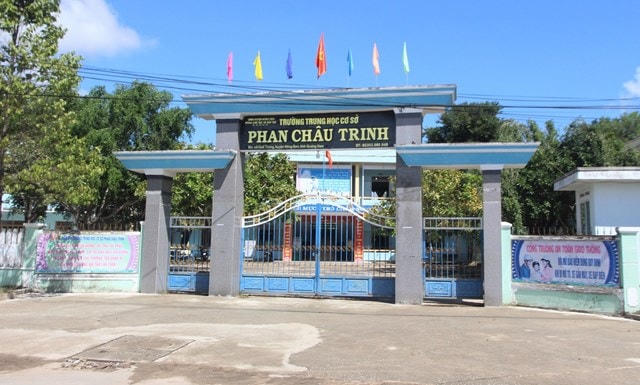 Ngôi Trường nơi thầy Th. công tác.
