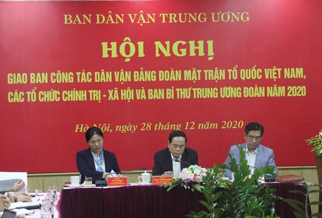 Chủ tịch Trần Thanh Mẫn chủ trì Hội nghị.  