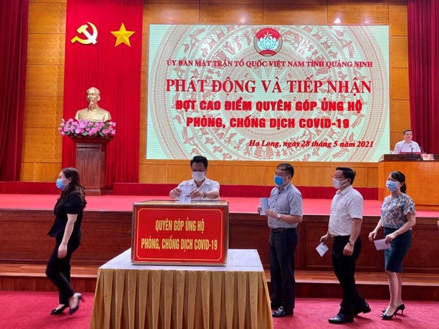 Tính từ đợt cao điểm phát động ủng hộ Quỹ phòng, chống dịch Covid-19 của tỉnh ngày 28/5 đến nay, đã có 378 đơn vị, tập thể, cá nhân đăng ký ủng hộ Quỹ với số tiền và hiện vật trên 142 tỷ đồng.