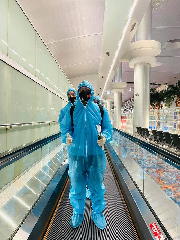 Trọng Hoàng rất háo hức khi tới UAE.