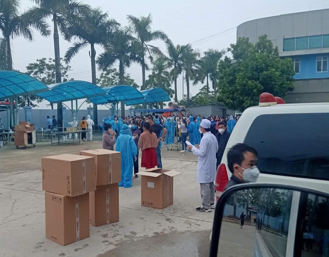 Huyện Thạch Thành vừa ghi nhận 6 F0 cùng công ty Venus với ca mắc D.T.T. ở xã Hà Ngọc.