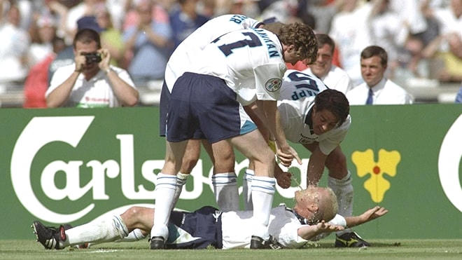 Dù là nước đăng cai Euro 1996, nhưng Anh vẫn không thể vượt qua Đức ở trận bán kết.