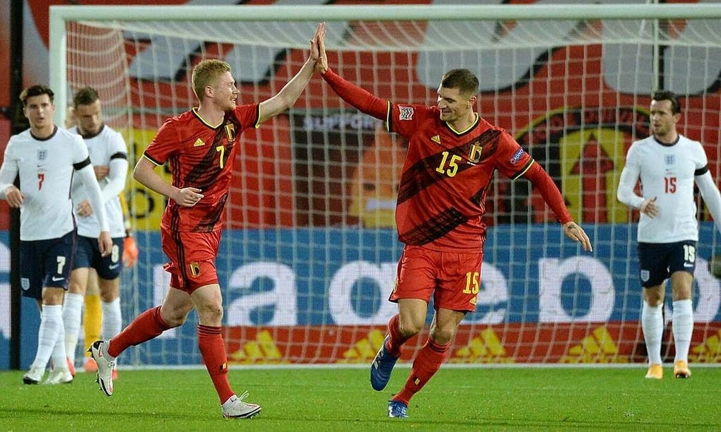 Bỉ chỉ cần hòa Đan Mạch ở lượt cuối, để giành suất vào vòng chung kết Nations League. Ảnh: Reuters.