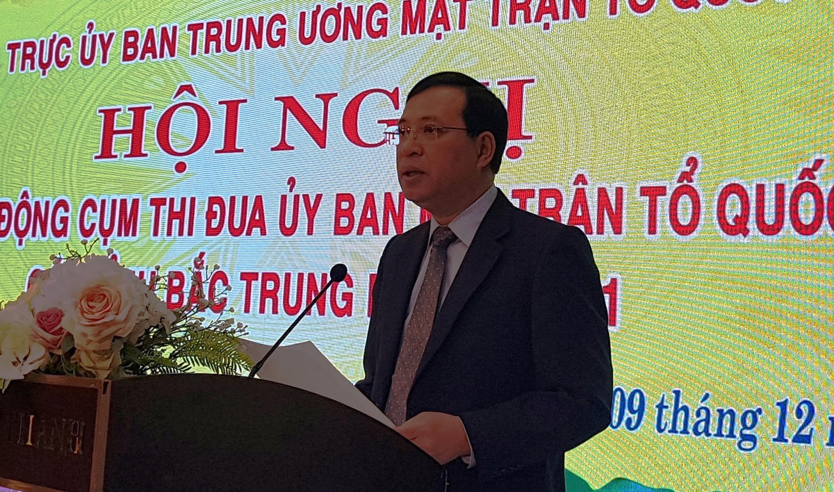 Ông Lại Thế Nguyên, Phó Bí thư Tỉnh ủy Thanh Hóa phát biểu tại Hội Nghị.