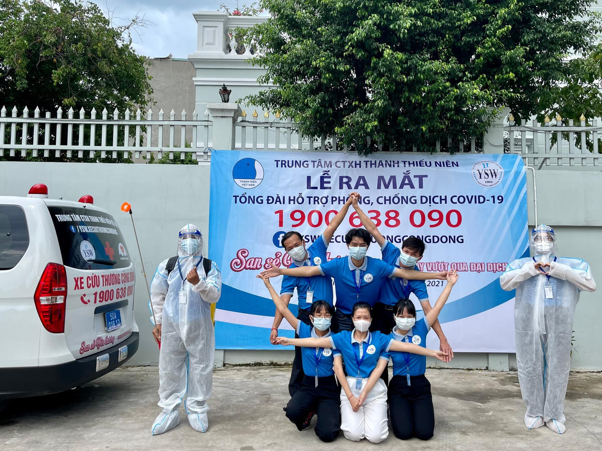 Ra mắt thổng đài hỗ trợ phòng chống dịch Covid-19.