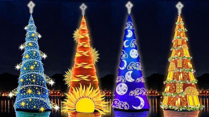 Những cây thông Noel ngoạn mục nhất trên khắp thế giới