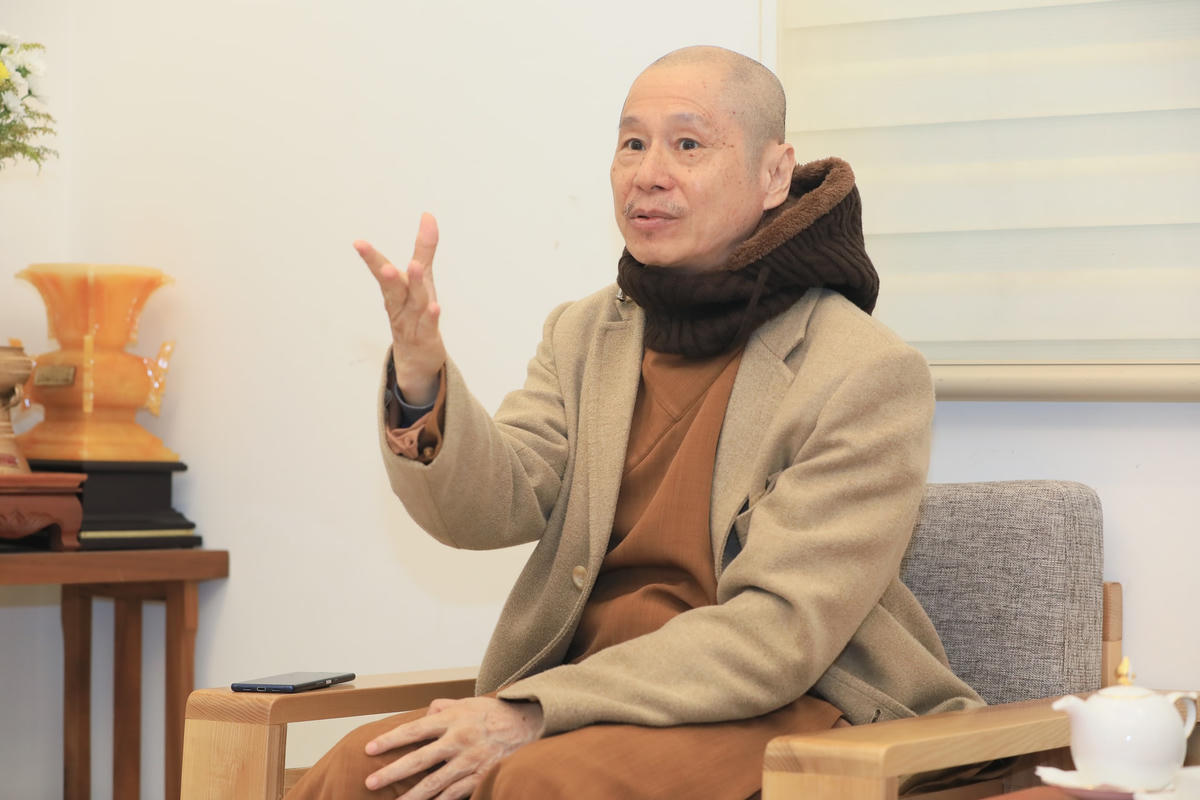 Thượng tọa Thích Chân Quang. Ảnh: Phạm Quang Vinh.