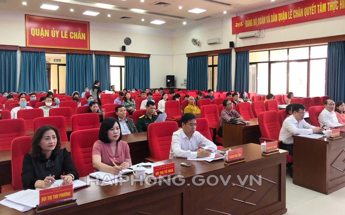 Các quận, huyện của Hải Phòng tổ chức hội nghị hướng dẫn lấy ý kiến cử tri nơi cư trú cho cấp xã, phường, thị trấn.