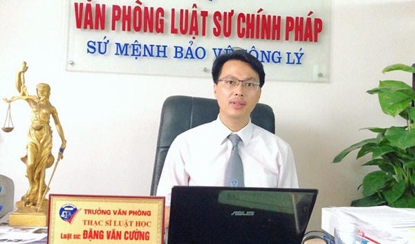 Luật sư Đặng Văn Cường, Trưởng văn phòng Luật sư Chính Pháp, Đoàn Luật sư Hà Nội