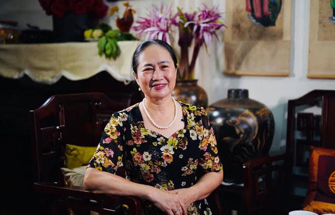 Nhà báo Vũ Thị Tuyết Nhung.  