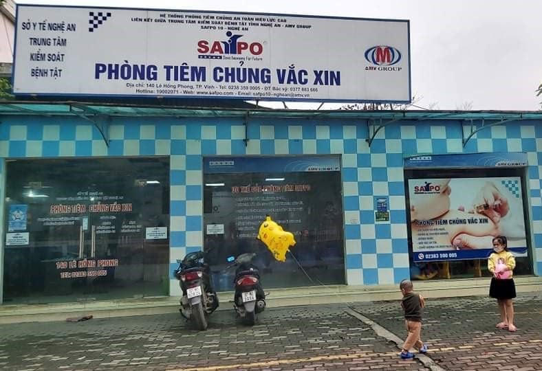 Phòng tiêm chủng vaccine thuộc CDC Nghệ An.