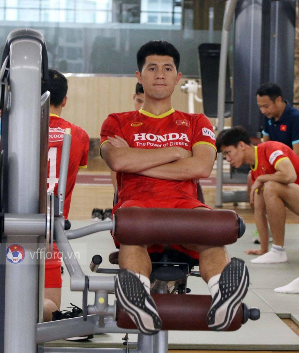 Đình Trọng lỡ hẹn trận đấu Ả rập Xê út. Ảnh VFF.
