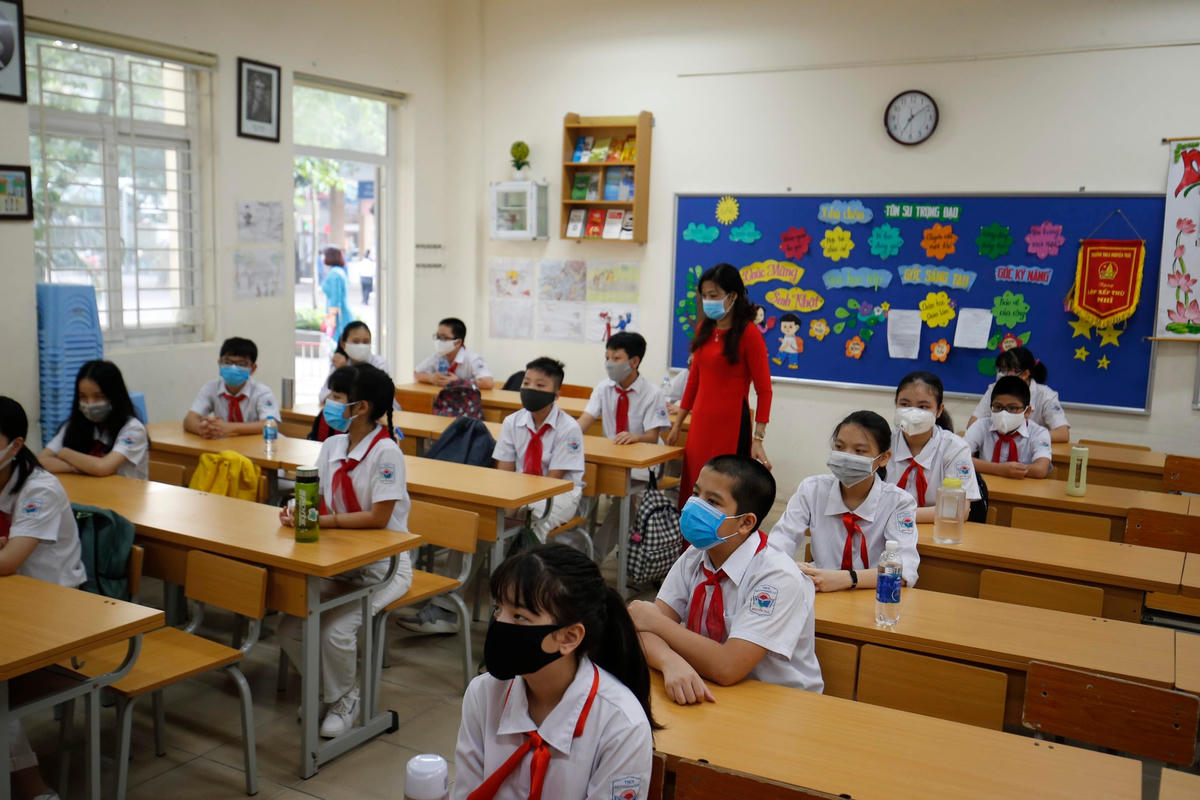 Điểm chuẩn khối ngành sư phạm năm 2021 tăng cao kỷ lục (ảnh Phạm Quang Vinh) 