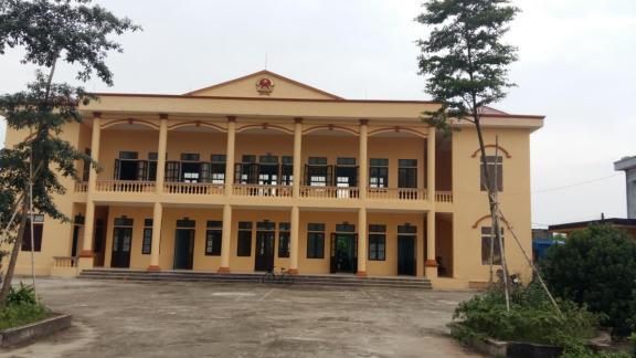 Trụ sở xã Tân Thành, huyện Vụ Bản, tỉnh Nam Định.