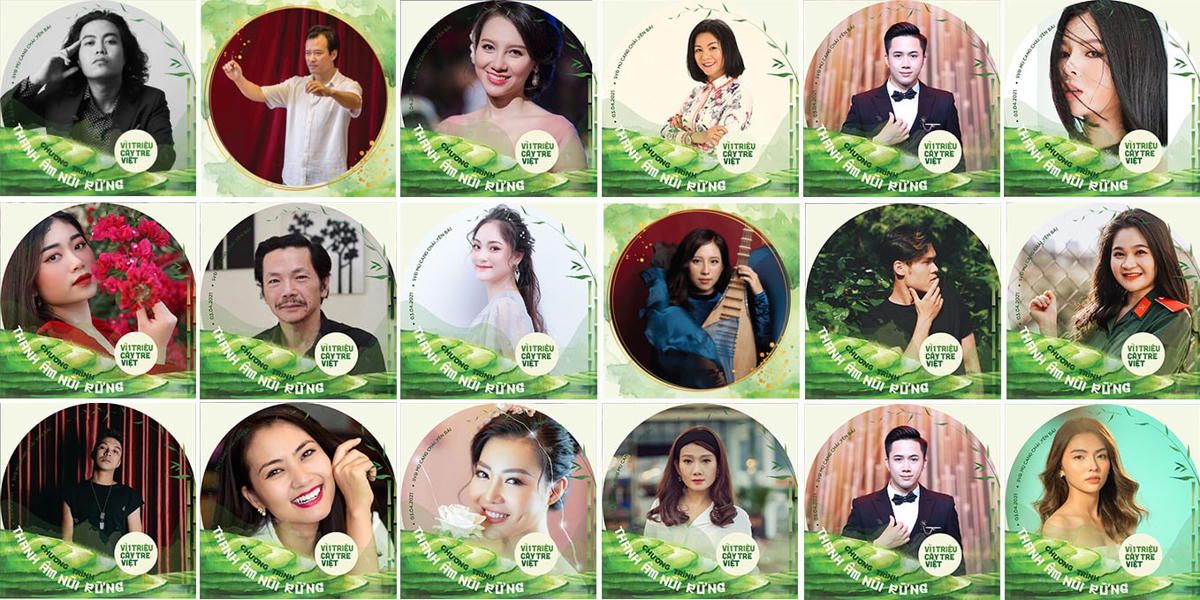 Các nghệ sĩ tiêu biểu tham gia Chương trình.