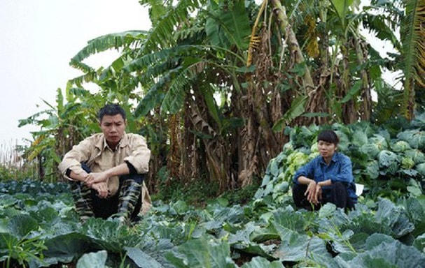   Cảnh trong phim “Bão qua làng”- bộ phim truyền hình chính luận 30 tập về đề tài nông thôntừng để lại dấu ấn sâu sắc với người xem.