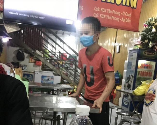 Nạn nhân nghi bị bạo hành.
