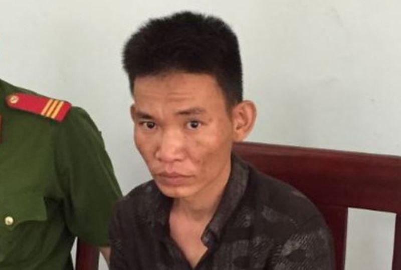 Đối tượng Thủy tại cơ quan công an