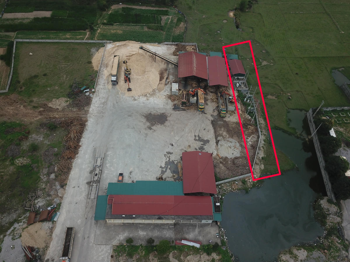 Công ty TNHH MTV Vinh Nhất đã lấn chiếm trái phép hơn 1.800m2 đất để xây dựng 3 trạm điện và một nhà tôn 55m2