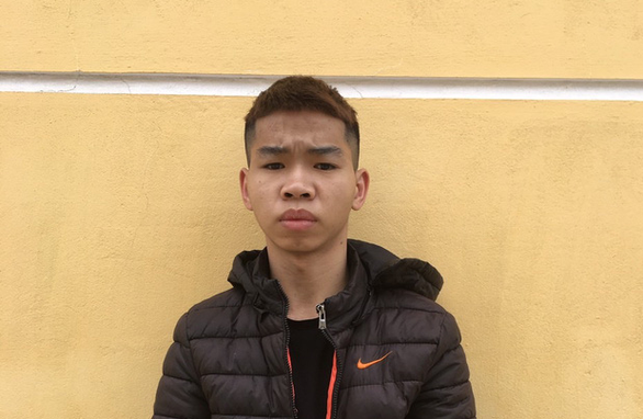 Đối tượng Nguyễn Văn Phương tại cơ quan Công an.