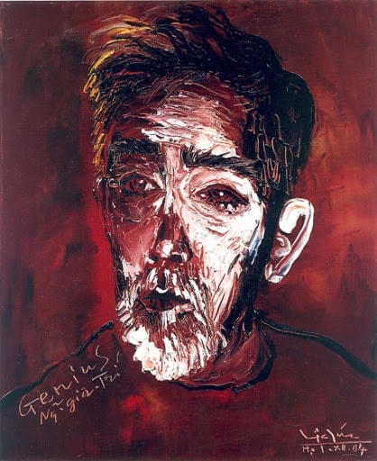 Chân dung danh họa Nguyễn Gia Trí.