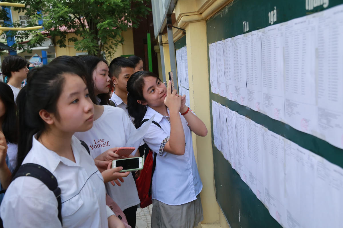 Chuẩn đầu ra lớp 9 hiện hành phải đáp ứng với chuẩn đầu vào lớp 10 mới. Ảnh: Phạm Quang Vinh.