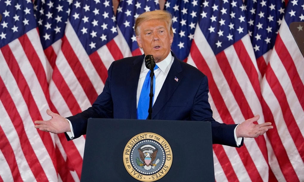 Tổng thống Donald Trump tại Nhà Trắng hôm 4/11. Ảnh: AP.