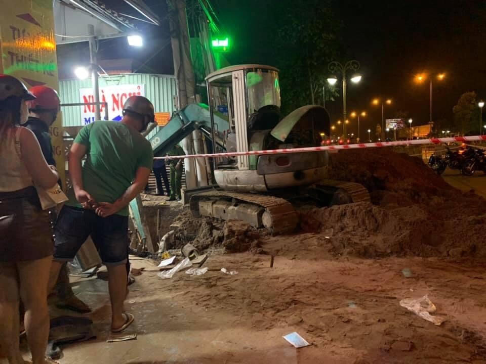 Hiện trường vụ tai nạn làm một người chết, một người bị thương - Ảnh: TL