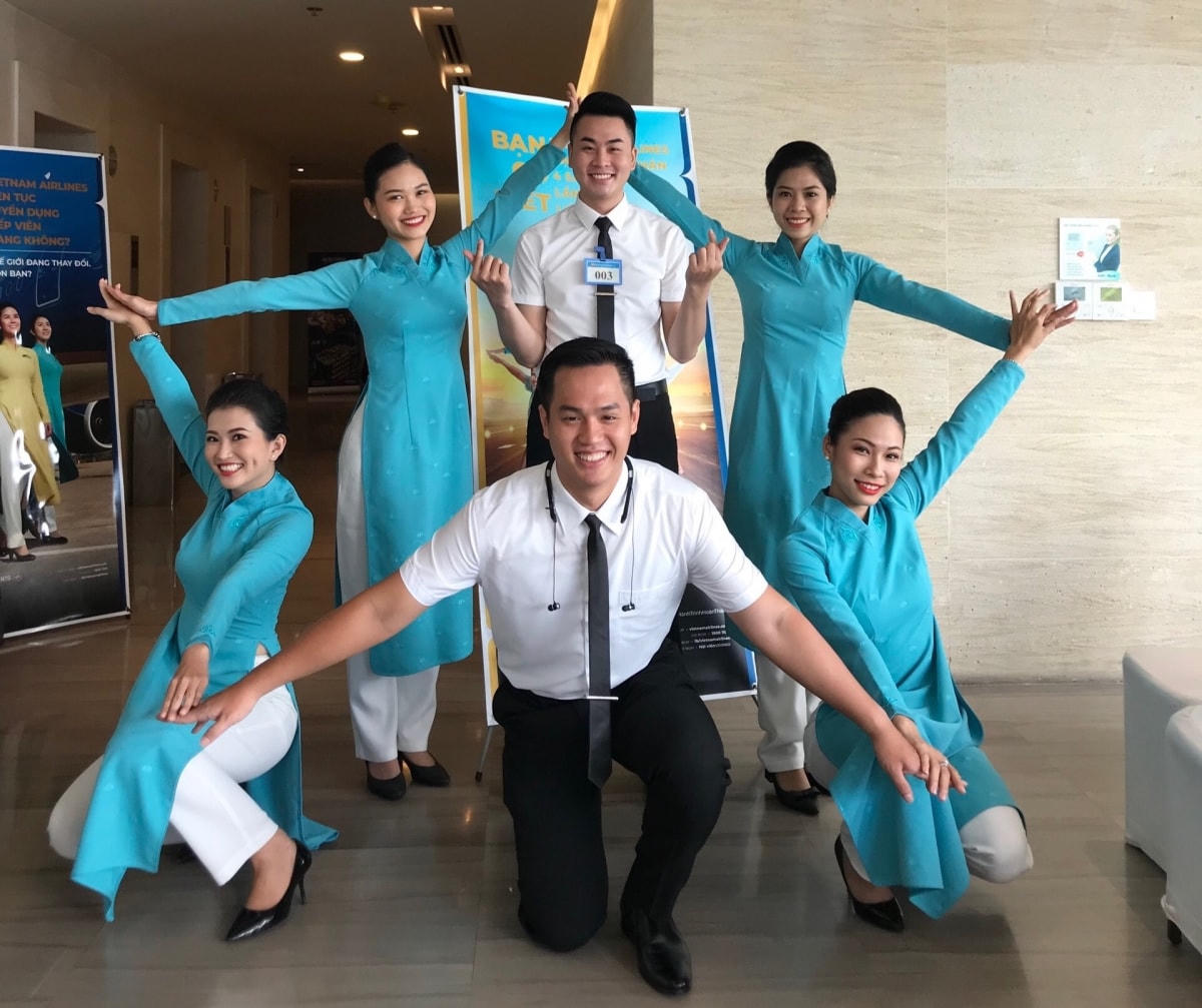 Tiếp viên hàng không Vietnam Airlines (Ảnh minh hoạ, không liên quan đến nhân vật trong bài viết).