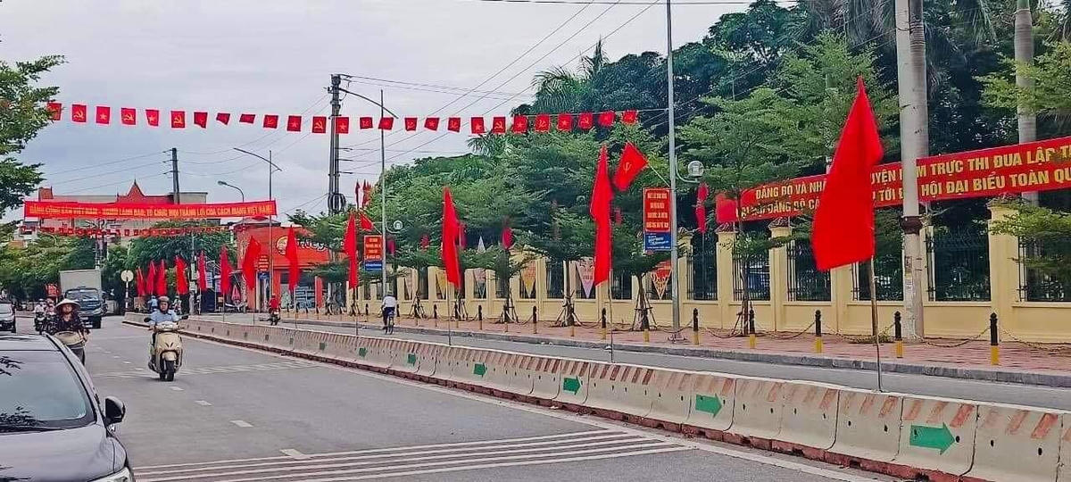 Thị trấn Nam Giang-Trung tâm huyện Nam Trực.