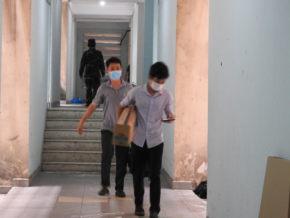Khu Ký túc xá Đại học Quốc gia TP HCM có hơn 19.000 chỗ cách ly.