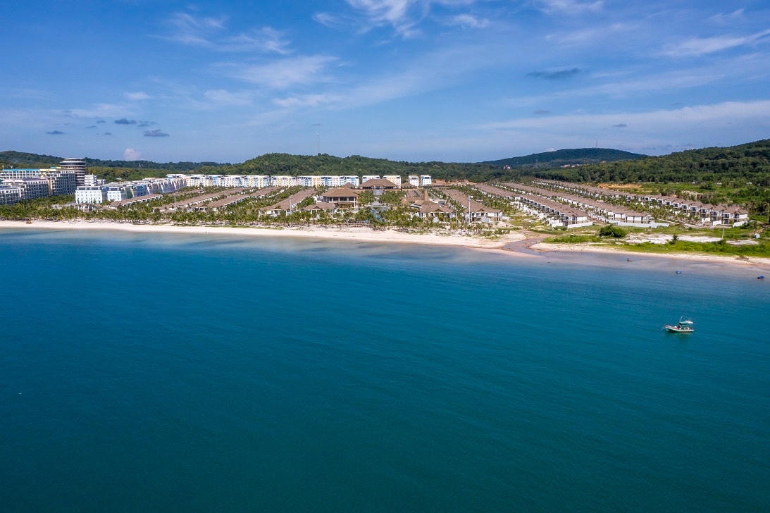 Toàn cảnh khu nghỉ dưỡng New World Phu Quoc Resort.