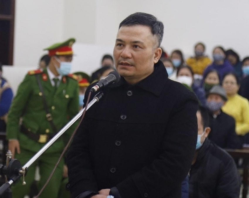 Bị cáo Lê Xuân Giang nói lời sau cùng trước tòa.