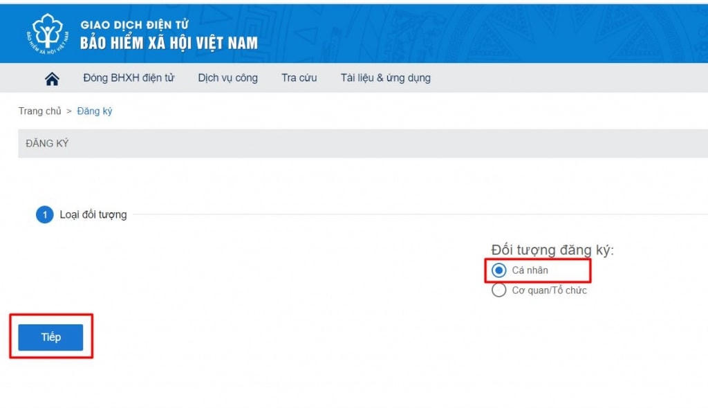 Hình 2.2. Màn hình đăng ký.