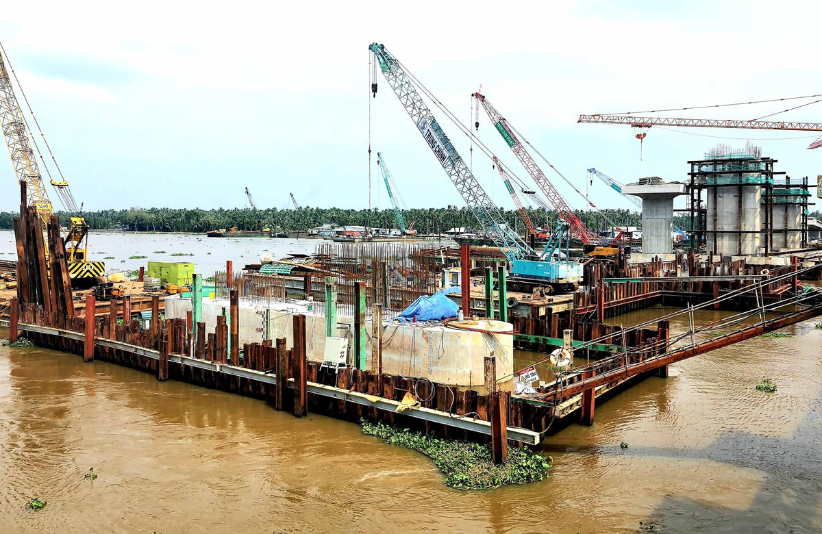 Giai đoạn 1 đang gấp rút hoàn thiện. 
